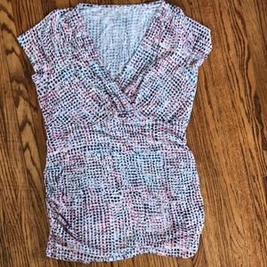 Motherhood Maternity faux wrap top